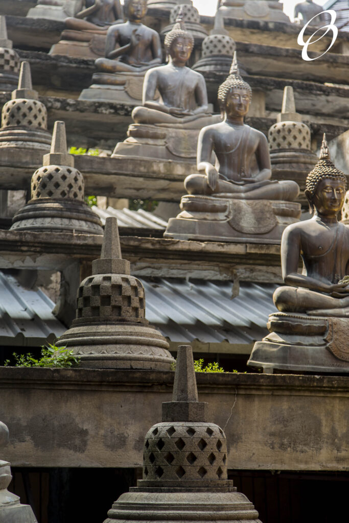 Gangaramaya Temple in Colombo, Sri Lanka