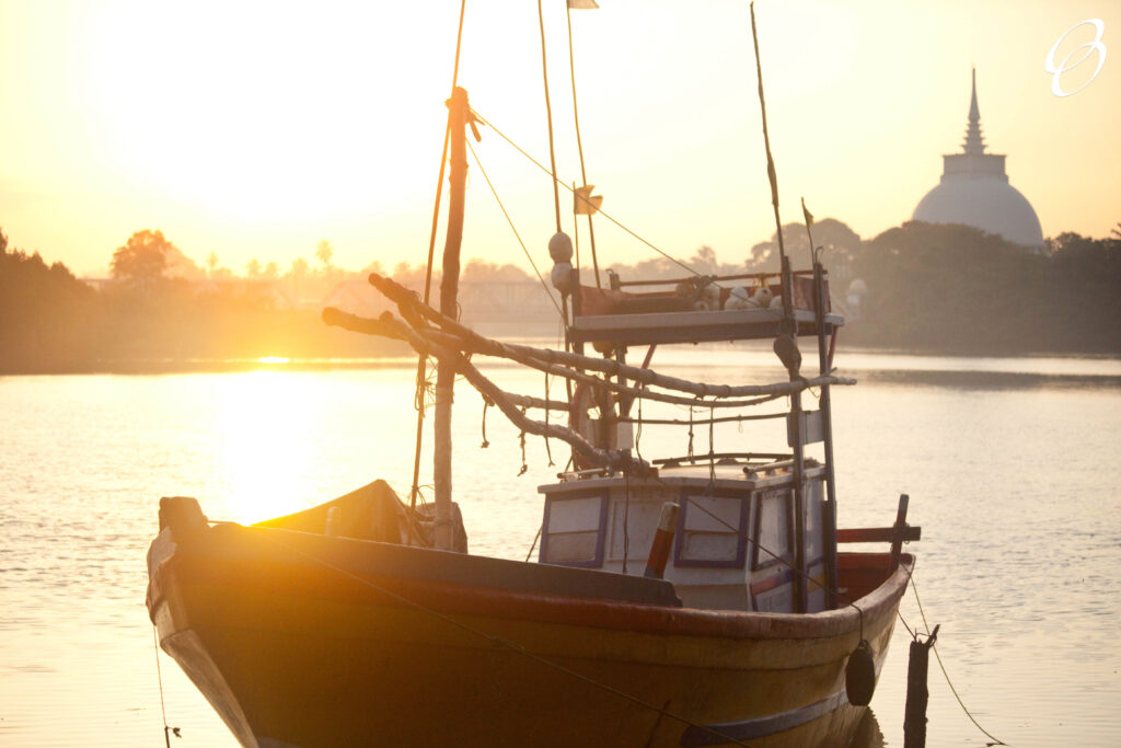 Fishing boat on  Sri Lanka