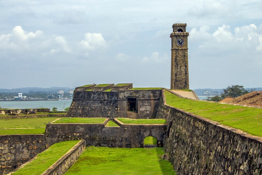 Sri,Lanka,-,Galle,-,The,Clock,Tower,And,Star