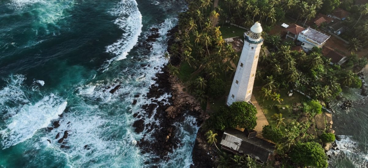 Aerial,View,Of,Dondra,Lighthouse,In,Sri,Lanka.,High,Quality